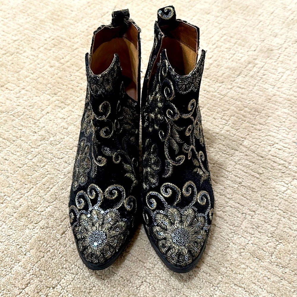 Naughty Monkey Embroidered Boots 9